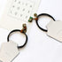 Twdrer 400PCS Jewelry Display Cards with Hole, White Kraft Paper Hanging Holder for Necklace Bracelet Earrings Hair Accessories, Small Business Pa...