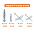 25Sets Toggle Bolt and Molly Bolt, Wing Nut Kit, Assorted Heavy Duty Wall Anchors Assortment Kit, Zinc Plated Steel Hollow Drive Wall Anchor kit f...
