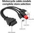 3-in-1 OBD2 Adapter Cable,16 pin to 6 pin 4 pin 3 pin OBD Diagnostic Cable,OBD2 to OBD1 6 pin 4 pin 3 pin Plug Adapter for Honda Guzzi Kawasaki Su...
