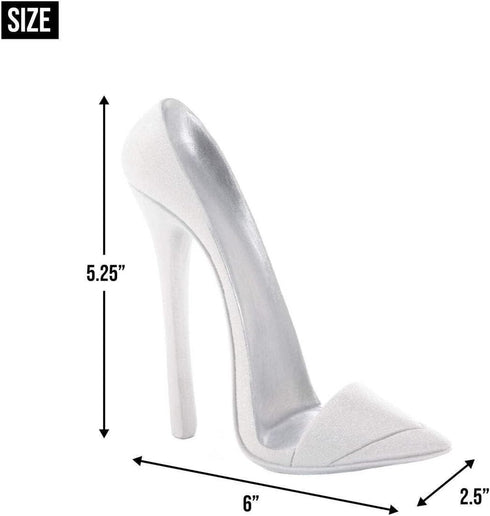 Dazzling White Shoe Phone Holder 6x2.5x5.25...