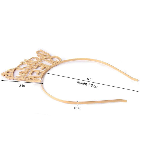 AOPRIE Birthday Crown Gold Birthday Queen Headband for Girl Birthday Tiara for Women Princess Crown Rhinestone Happy Birthday Hair Accessories...