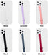 Sinjimoru C-Shaped Clip Finger Phone Grip, Silicone Mobile Phone Strap for Phone Case with Clip as Phone Loop Holder for iPhone Case & Samsung Pho...