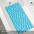 Non-Slip Bathtub Mat OTHWAY Soft Rubber Bathroom Bathmat with Strong Suction Cups (Blue)...