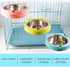 La La Pet® Dog Bowl Feeder Pet Puppy Food Water Bowl 2-in-1 Plastic Bowl Stainless Steel Bowl Removable Hanging Cat Rabbit Bird Food Basin Dish Pe...