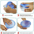 Silicone Stretch Lids, 12 Pack of Silicone Food Covers, BPA Free and Expandable to Fit Various Shape of Containers, Dishes, Bowls, Safe in Dishwas...