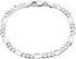 Savlano 925 Sterling Silver Italian Solid Figaro Link Chain Bracelet For Men & Women - Made in Italy Comes With a Gift Box...