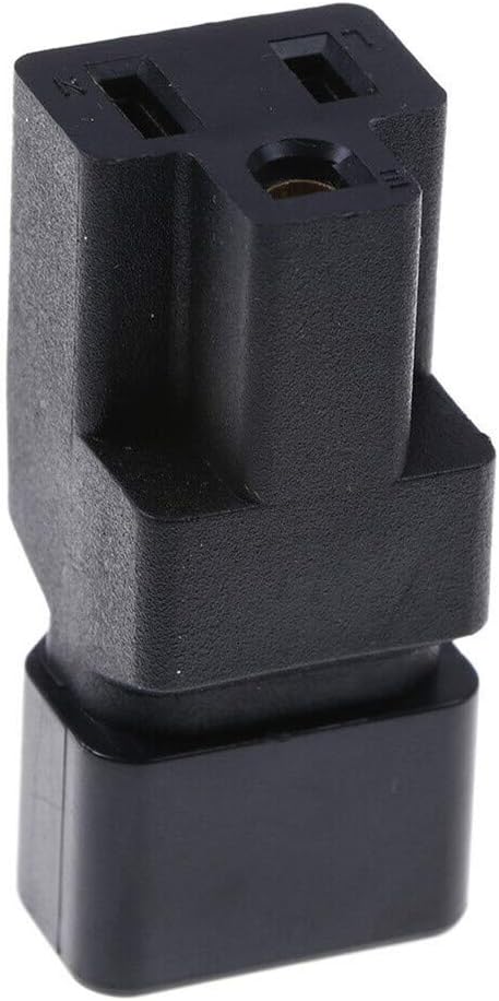 ANRANK IN14515AK IEC C14 to NEMA 5-15R Computer Power Cord Plug Adapter...