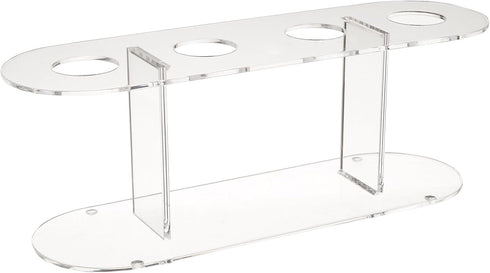 Winco Acrylic 4-Hole Ice Cream Cone Stand,Clear,Medium...