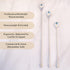A Bar Above Bar Spoon Set, of 3, 12”, 15”, and 17”, Stainless Steel Cocktail Stirrer Bar Set, for Mixing Glass or Shaker, Spiral Handle Drink Stir...