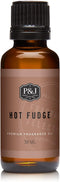 P&J Trading - Hot Fudge Scented Oil 30ml - Fragrance Oil for Candle Making, Soap Making, Diffuser Oil...