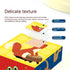 Wooden Cube Jigsaw Puzzle Animal Theme for Toddlers 1+ Years Old, 9-Piece Storytelling Design, 6 Unique Patterns, English Reference Cards, Enhance...