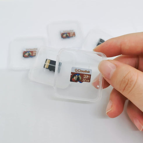 Pack of 5 Parrot-Prime Micro SD Card 32GB Flash Memory Card Micro SDHC C10 A2 U3 with SD Adapter, Card Reader (32GB)...