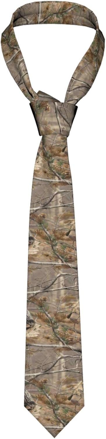 Classic Fashion Men's Camouflage Camo Tree Tie Elegant Charming Polyester Textile Necktie Party Business Date Wedding Formal Neck Tie...