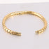 Jude Jewelers 5mm Width Stainless Steel Classic Simple Plain Grooved Style Stackable Bangle Bracelet...