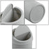 2 Liter Mini Desktop Trash Can with Swing Lid Tiny Garbage Can Trash Bin (Grey)...
