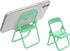 Cell Phone Landscape Mode Stand Holder, Creative Cute Foldable Chair Cellphone Stand (Green)...