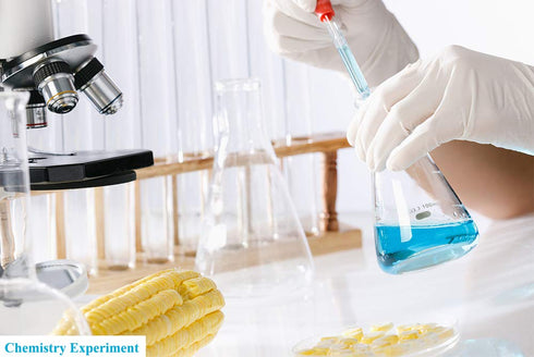 5PCS Thick Glass Graduated Dropper Pipettes Fluid and Liquid Pipettors 1ml 2ml 5ml 10ml 2PCS for Each with Caps and 2PCS Washing Brushes (33cm-13i...