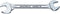 Stahlwille 40030810 Double Open Ended Spanners, Motor No. 10, Size 8 x 10mm, 15 deg Offset Angle, Metric, Industrial Grade, Chrome Plated, Non-Sli...