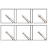 6 Pcs 3/32 Inch Shank Tungsten Steel Engraving Router Bits, Olive Amber Carving Drill Bits for Rotary Tool ( Head Size: 1.8mm)...