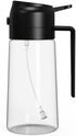 16oz Oil Sprayer for Cooking - 2 in 1 Spray & Pour Olive Oil Dispenser - 470ml Glass Spray Oil Bottle - Kitchen Gadgets...