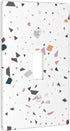 Terrazzo Single Toggle Light Switch Plate Decorative Electrical Wall Plates, 1 Gang Light Switch Cover Plate 2.75" X 4.5" For Kitchen Bedroom Home...