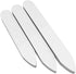 Dan Smith C.C.AF.I.003 Plastic Collar Stays 200 pcs Shirt Collar Inserts 3 Sizes - 2.2",2.5",2.75"...