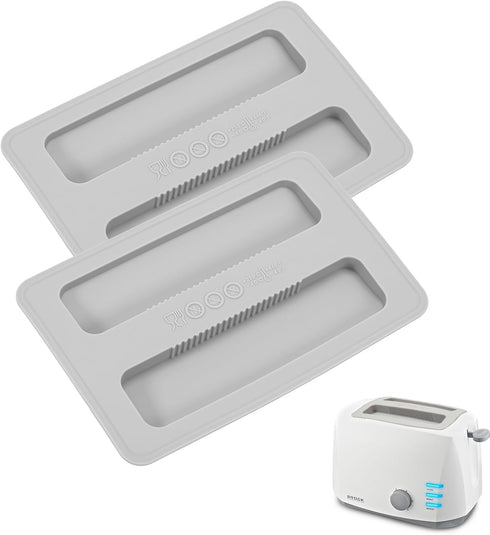 Toaster Cover 2 Slice, 2 Pack Toaster Covers, 6.22x4.09in Silicone Toaster Lid Bread Washable Machine Cover Toaster Oven Cover Kitchen Appliance C...