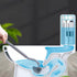 2Pcs Curved Toilet Bowl Brush Without Holder for Bathroom Deep Cleaning, Toilet Brush Durable Under The Rim Household Cleaning Brushes (Gray+White...