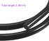 DMiotech 5/16"(8mm) ID 1/2"(12mm) OD 3.3 Feet Silicone Tube Black Industrial Silicone Tubing for Water Air Pump...