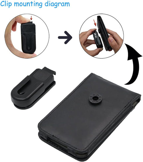 HAL V-TOP Leather Case for Apple iPod Video Classic 80G 120G 160G 60G Classic Protective with Movable Belt Clip Black...