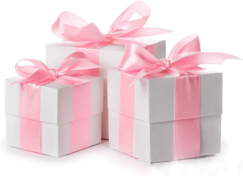 LIUYAXI Pink Double Face Satin Ribbon 1/2" X 50 Yards, Ribbons Perfect for Crafts, Gift Wrapping, Bow Making and More...