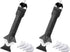 2 Pack 3-IN-1 Caulk Tool for Removal and Application, for Bathroom, Kitchen, Flooring, Windows, Sinks and Frames Seal...