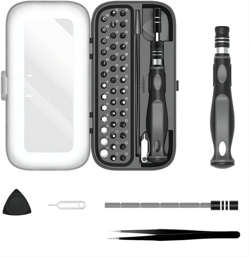 48 in 1 Precision screwdriver Kit Batch Head Conversion Magnetic Drive kit with flexible shaft extension rod, suitable for mobile phone game conso...