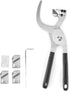 Stainless Steel Fruit Tree Ring Peeler Ring Stripper Scissor Branches Cutter Garden Hand grafting Tools Tree Pruning Shears with 4 Blades of Diffe...