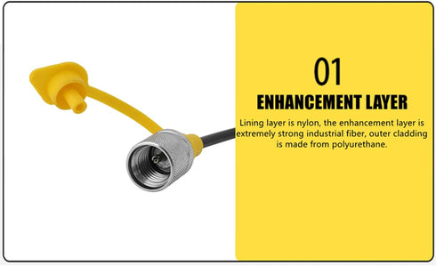 Hydraulic Pressure Test Hose 64Mpa Hydraulic Test Line Test Couling Hose for Excavator Construction Machinery Testing Coupling Point Thickness 1.5...