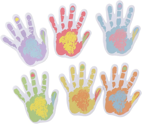 6Pcs Cute Hand Shaped Sticky Notes, Colorful Hand Self-Stick Notes Pads, Writing Memo Pads for Office Home...
