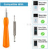Doorbell Screwdriver Replacement,Double-Ended Screwdriver for Doorbell Replacement Bit Fit for All Doorbells Include Video Doorbell, Video Doorbel...