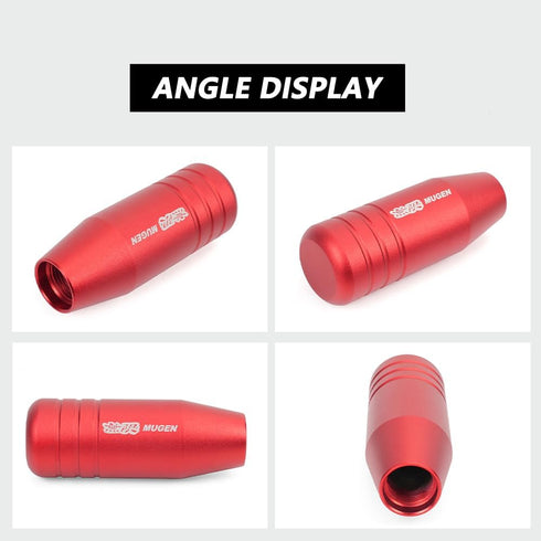 muge racing 3.5inch Aluminum Alloy Shift Knob, Heavy Duty Car Gear Lever Stick Shifter Handle fit Most Automatic Manual Vehicle Red...