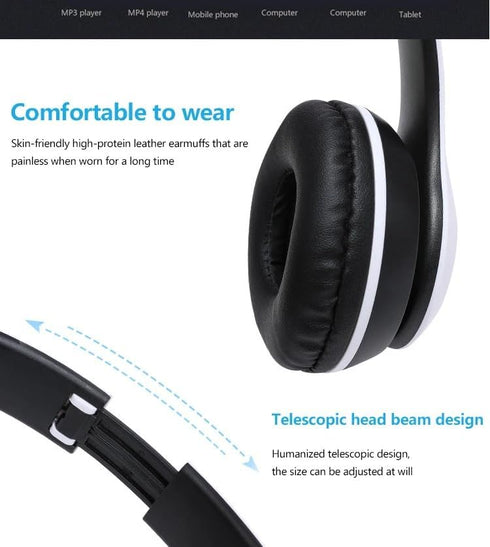 Upgraded Hybrid Noise Cancelling Headphones with Transparent Modes Wireless Bluetooth with Mic, Deep Bass,Soft-Earpads,Fast Charging...