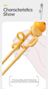 Training Chopsticks for Kids - Kids Chopsticks Use Completely Harmless Material - Anti-dislocation Buckle Design - Includes Portable Box...