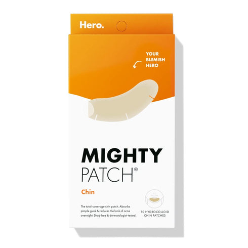 Mighty Patch™ Chin Patch from Hero Cosmetics - XL Contoured Hydrocolloid Chin Patch for Blemishes and Pimples, Non-Irritating, Vegan-Friendly, Not...