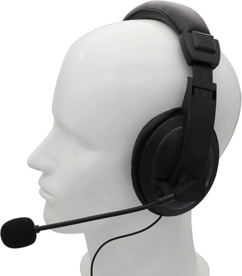 Overhead Headsets Headphones with VOX-PTT Boom Mic is Compatible with Kenwood Puxing Quansheng Wouxun HYT Nexedge Puxing Two Way Radio...