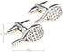 Tennis Racquet Pair Cufflinks in a Presentation Gift Box & Polishing Cloth...