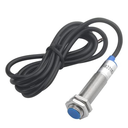 WMYCONGCONG 2 PCS M12 Sensor Inductive Proximity Sensoring Switch NPN NC(Normally Close) LJ12A3-2-Z/BX DC 10-30V 200mA...