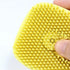 Bathroom Puppy Big Dog Cat Bath Massage Brush Soft Safety Silicone Pet Accessories For Multifunctional yellow...