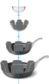 BOYAN Pot and Pan Protectors, Set of 12 and 3 Different Size, Cookware Dividers Pads/Stacking Pan Protectors/Pot Separators Pads for Protecting an...