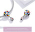 Yellow Enamel Motorcycle Charm 925 Sterling Silver Car Charm Pendant Travel Charm Bracelets for Women Mother's Day Christmas (Love Balloon Charm 4...