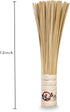 12-Inch Bamboo Wok Brush, Flat Brush, Kitchen Cleaning Brushes for Scrubbing and Cleaning Cooking Pots, Pans and Grilling Utensils (1 Pack)...