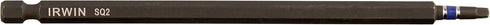 Irwin Tools 1837483 Impact Performance Series Square Recess Power Bit #2, 6"...