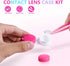 12 Pack Colorful Contact Lens Case Box Holder Container Soak Storage Kit...